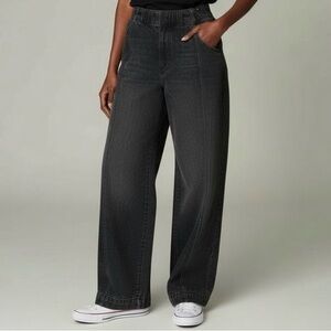 Madewell Petite Tapered Denim Trousers